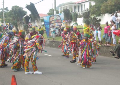 Masquerade Dancing During Carnival